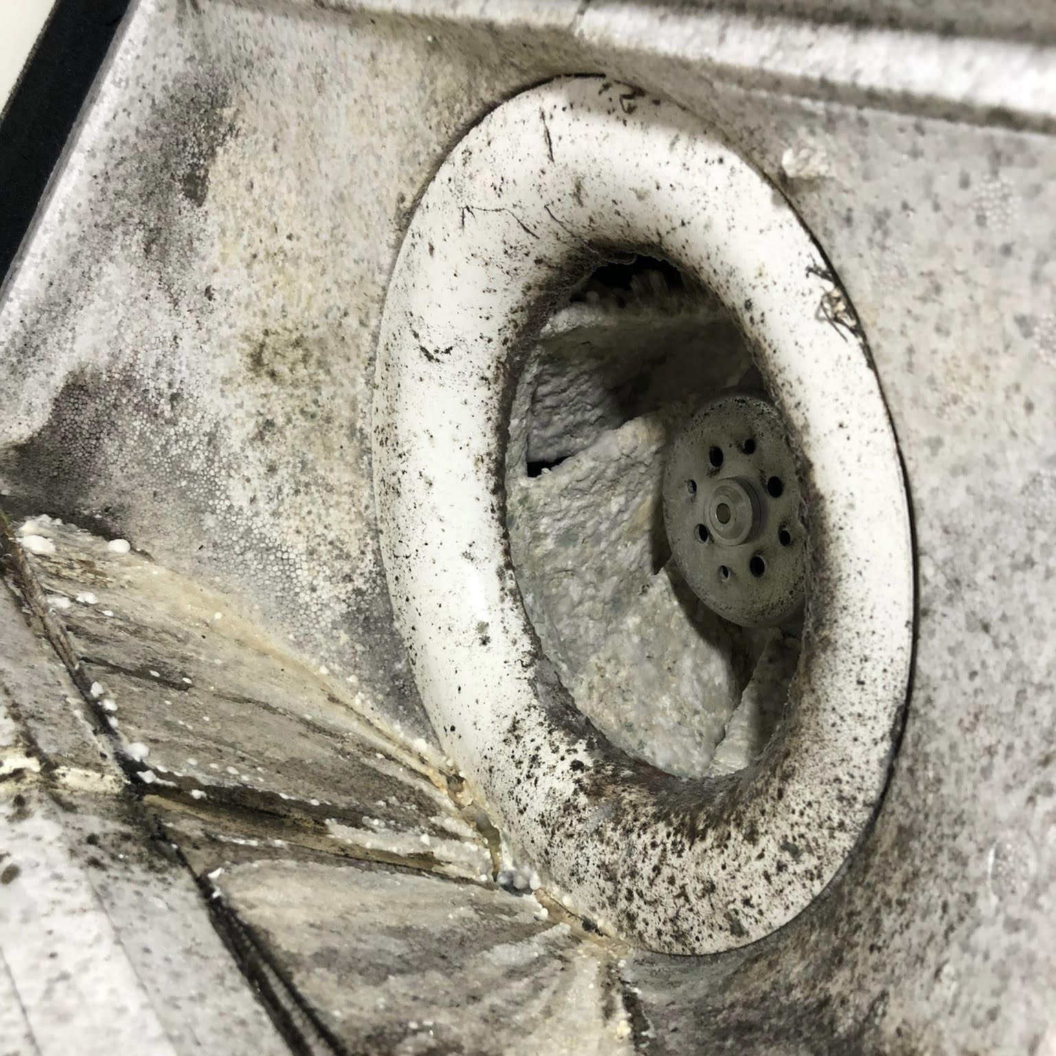 Inside a dirty MVHR unit